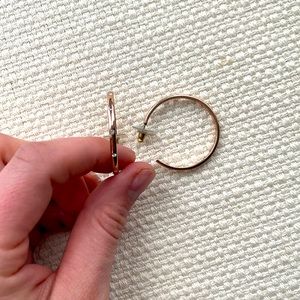 Rose Gold Kate spade hoops